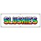 Signmission Slushies Banner Heavy Duty 13 Oz Vinyl with Grommets Single Sided B-72 Slushies - alternate 1